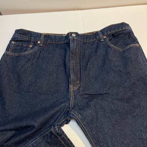 Levi’s Levi Strauss Dark Wash 517 517’s 44 x 32 Boot Cut Premium Denim Jeans - Picture 7 of 10